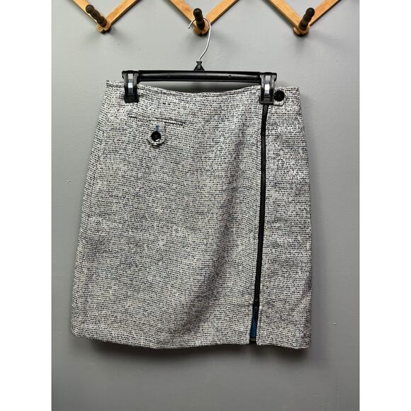 Kasper Skirt Womens size 4P blue‎ tweed pencil Petite Office - Picture 1 of 9